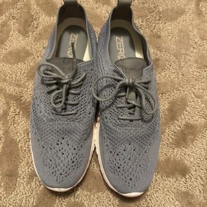 Cole Haan Zero Grand, Grey upper, pink sole. Size 8 1/2